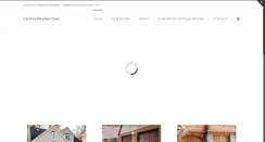 Desktop Screenshot of carolinamountaindoor.com