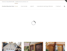 Tablet Screenshot of carolinamountaindoor.com